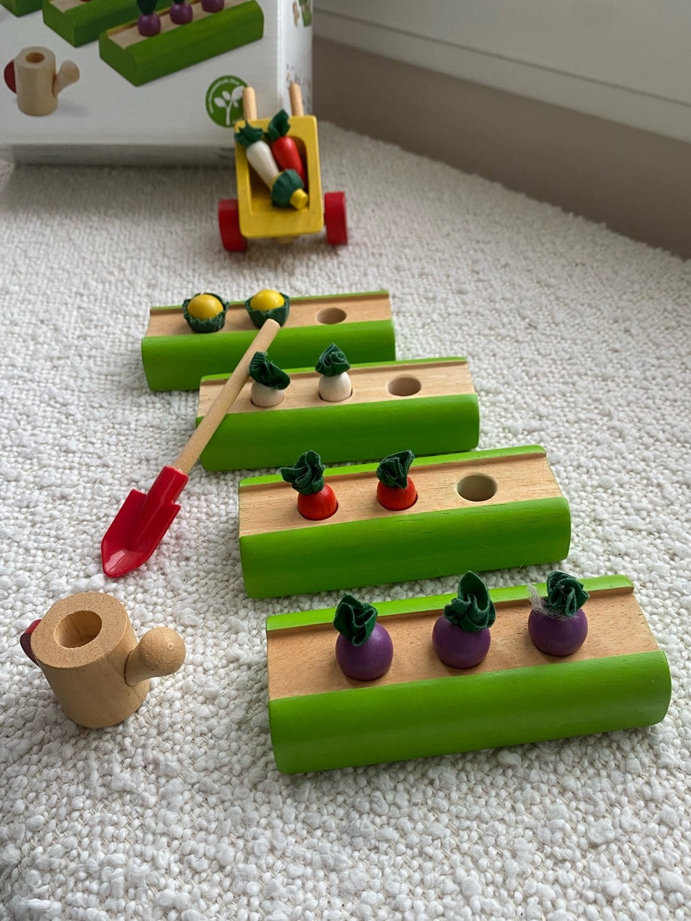 Plan Toys Wooden Vegetable Garden Playset (item # 9844)